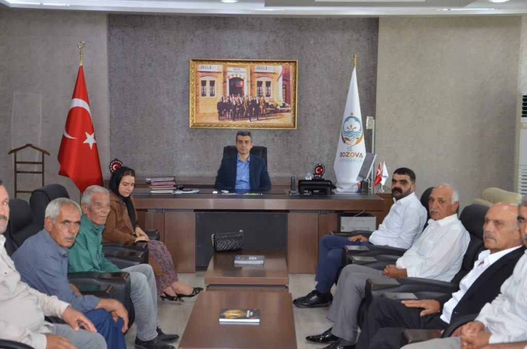 CHP Bozova İlçe Teşkilatından Kaymakam Özdemir’e Hayırlı Olsun Ziyareti