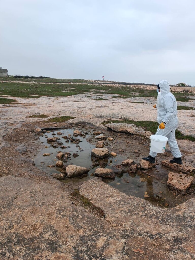 Bozova’da Larvasit Çalışmaları Aralıksız Sürüyor
